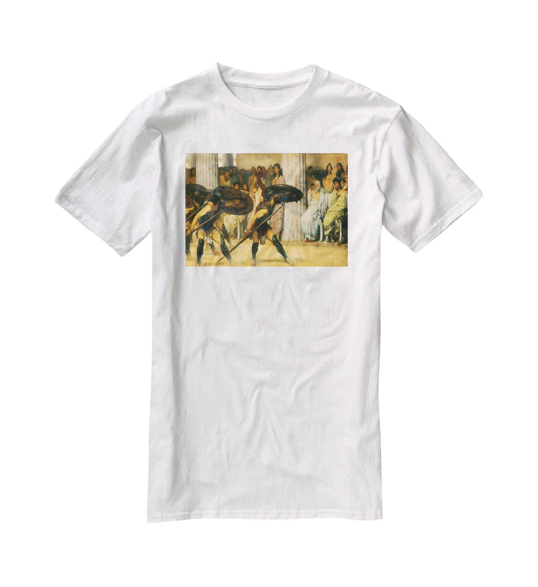 A dance for Phyrrus by Alma Tadema T-Shirt - Canvas Art Rocks - 5