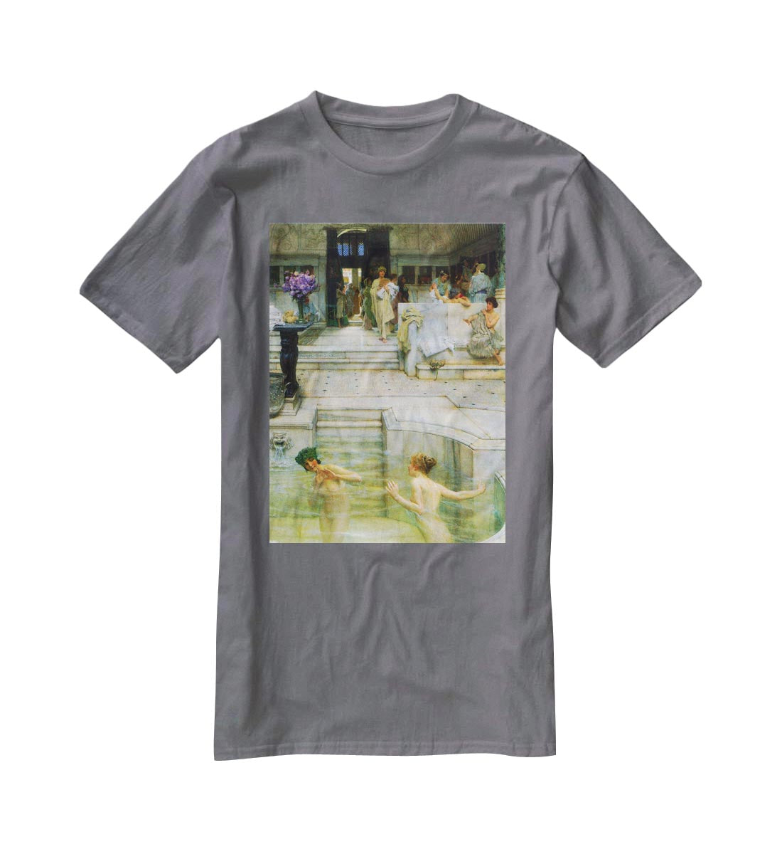 A favorite tradition by Alma Tadema T-Shirt - Canvas Art Rocks - 3