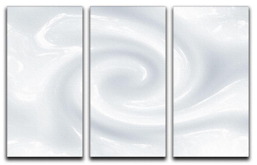Abstract milk circulation 3 Split Panel Canvas Print - Canvas Art Rocks - 1