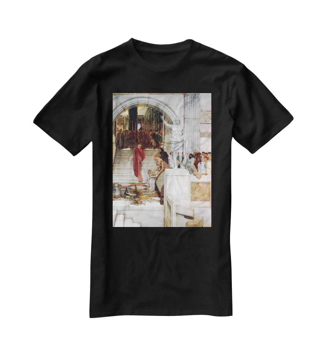 After the Audience by Alma Tadema T-Shirt - Canvas Art Rocks - 1