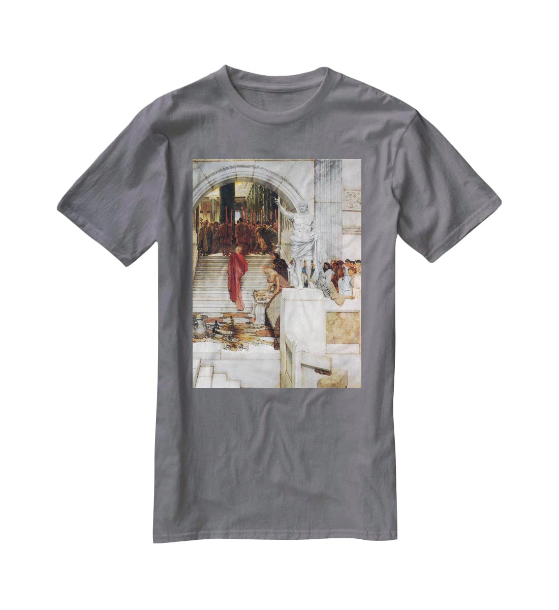 After the Audience by Alma Tadema T-Shirt - Canvas Art Rocks - 3