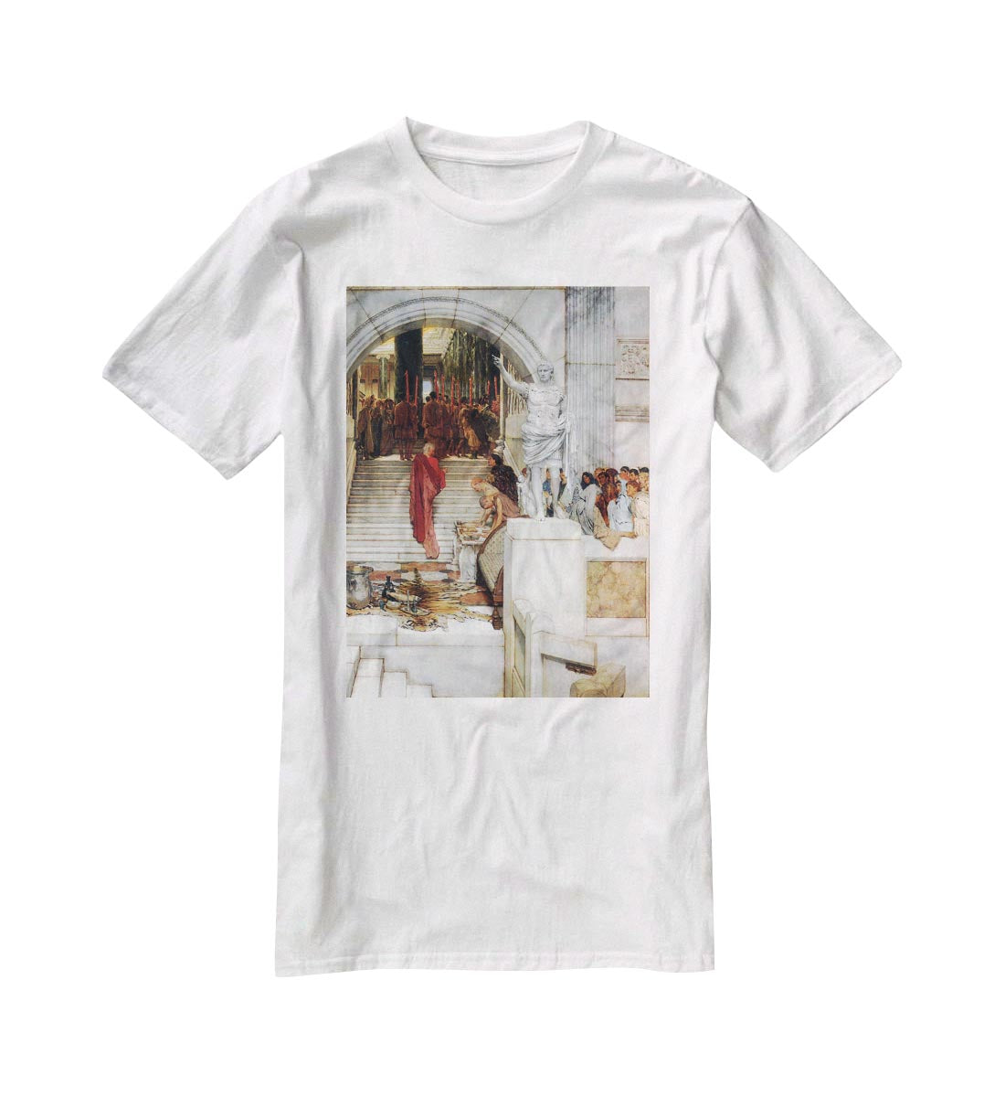 After the Audience by Alma Tadema T-Shirt - Canvas Art Rocks - 5