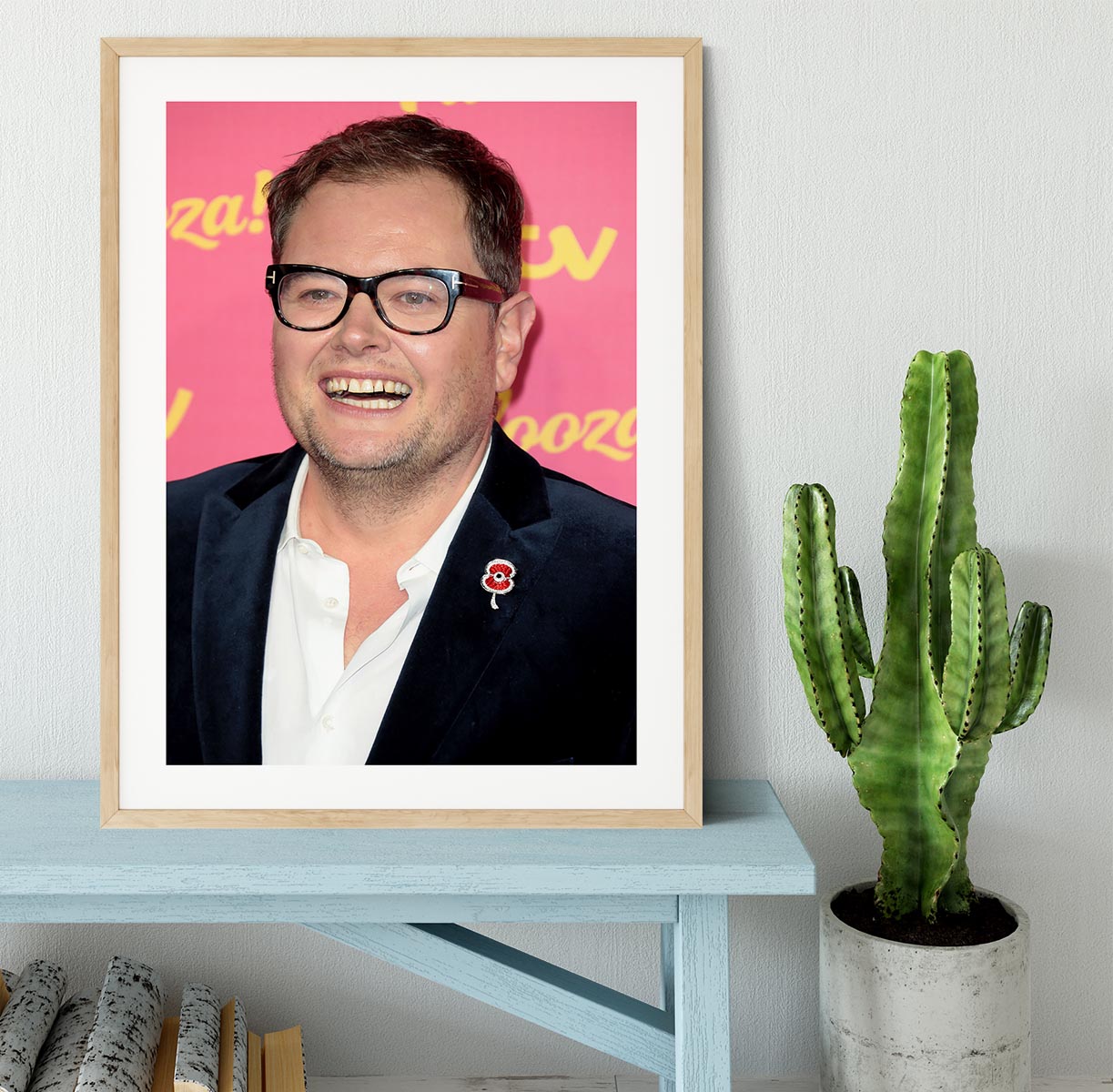 Alan Carr Framed Print - Canvas Art Rocks - 3