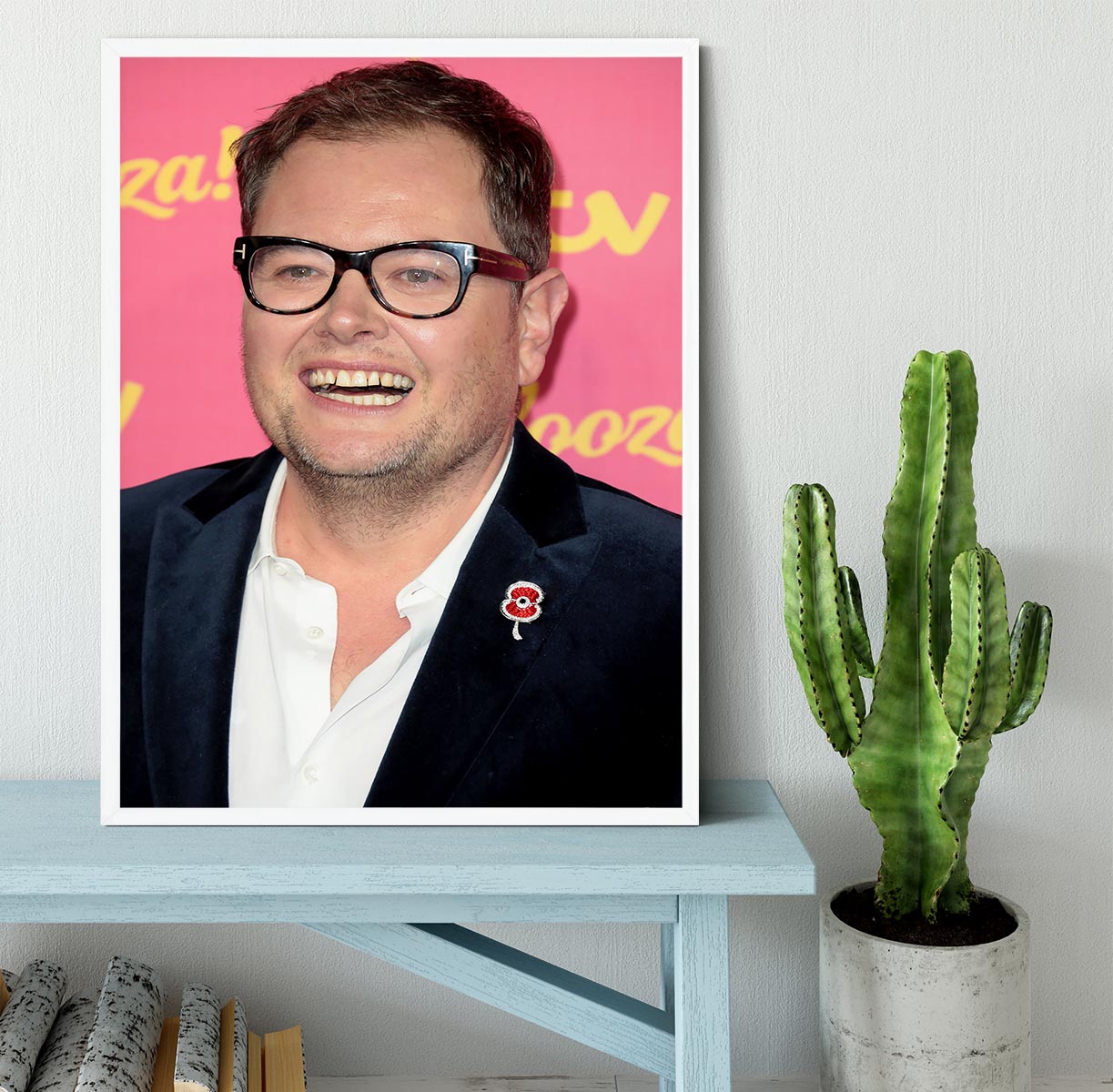 Alan Carr Framed Print - Canvas Art Rocks -6