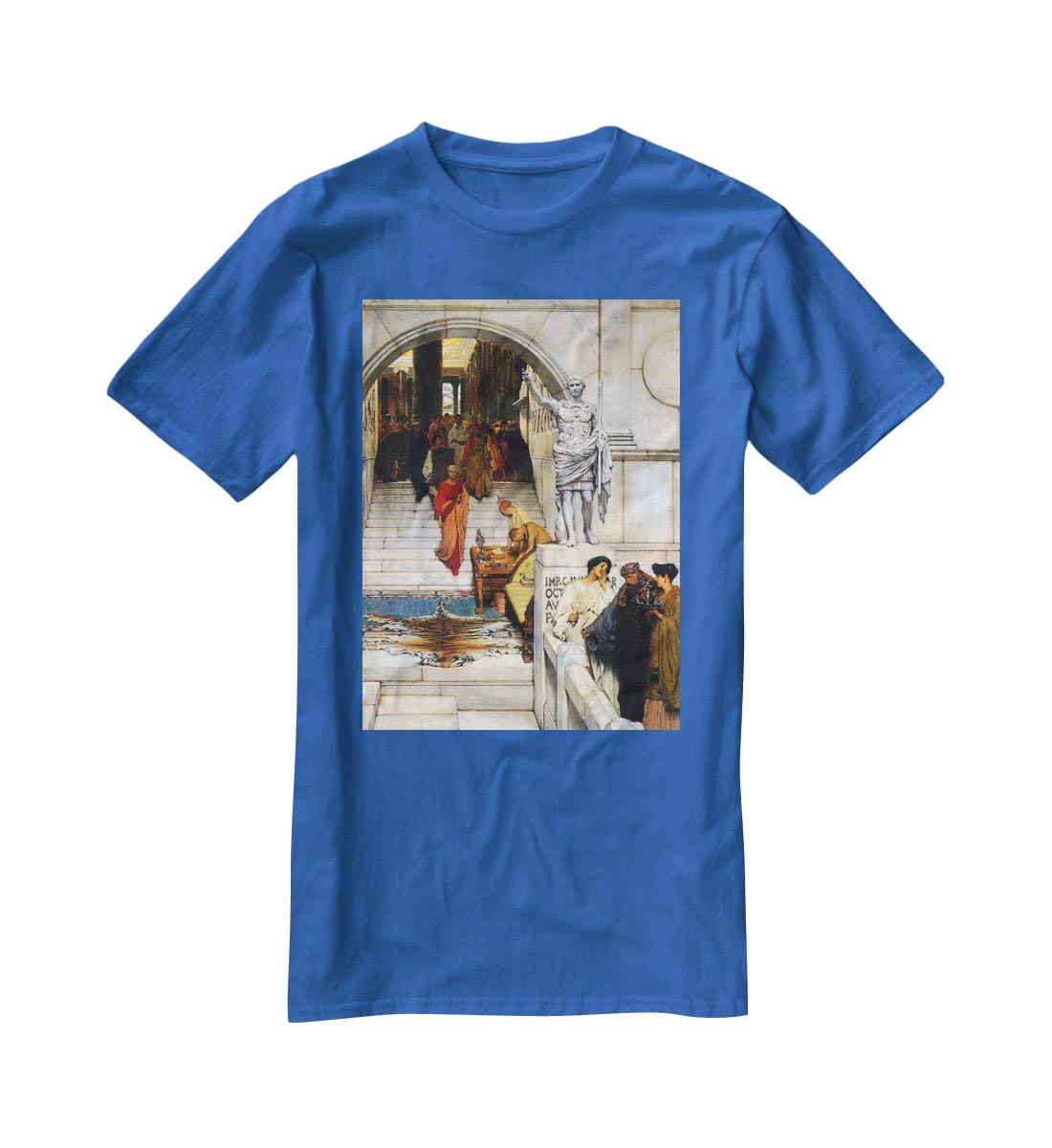 An audience with Agrippa by Alma Tadema T-Shirt - Canvas Art Rocks - 2