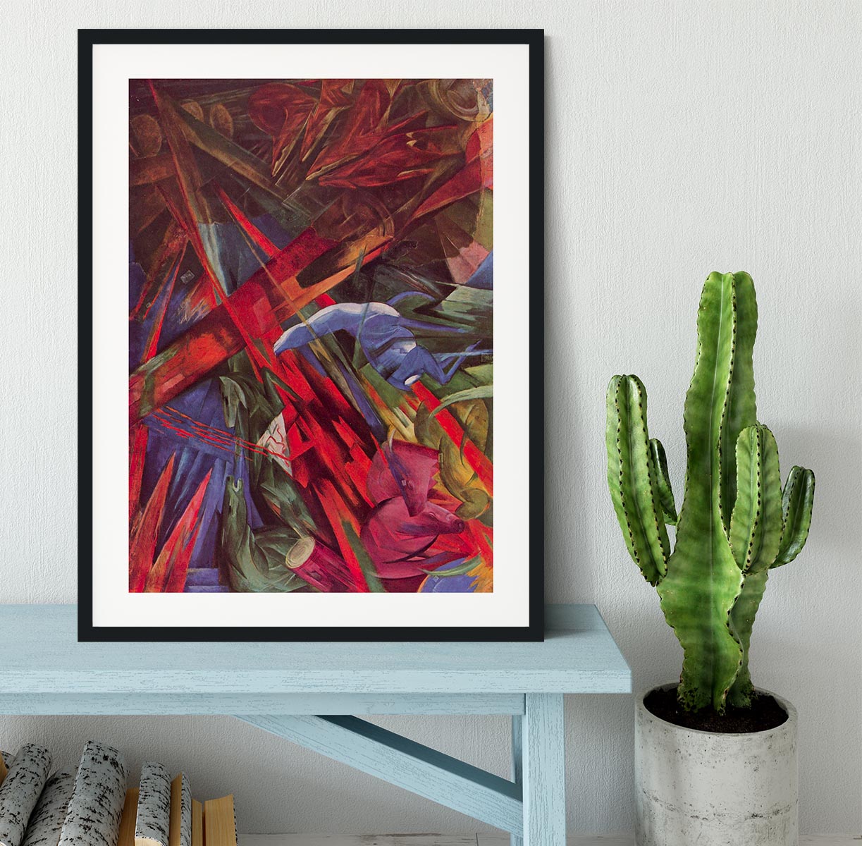 Animal Fates by Franz Marc Framed Print - Canvas Art Rocks - 1