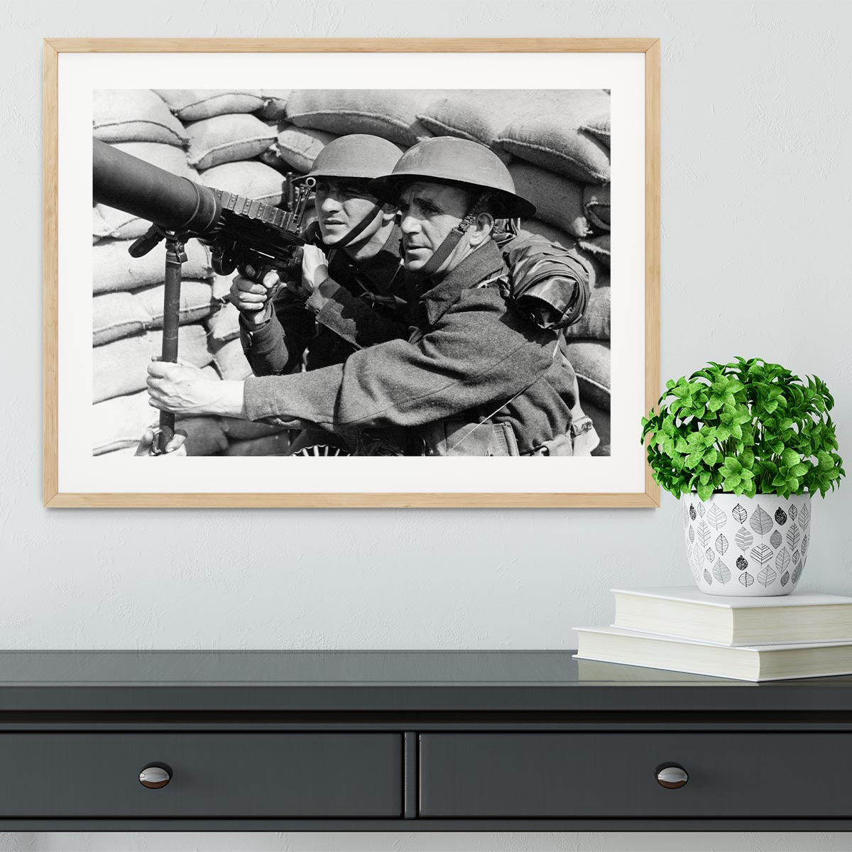 Anti-aircraft station Framed Print - Canvas Art Rocks - 3