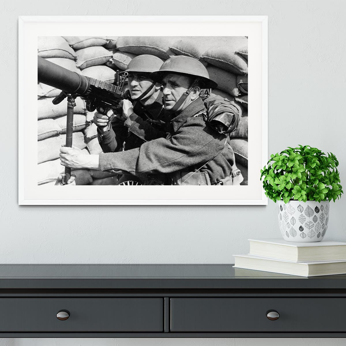 Anti-aircraft station Framed Print - Canvas Art Rocks - 5