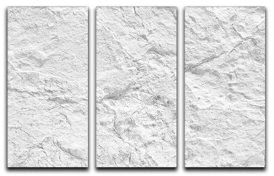 Background of white stone 3 Split Panel Canvas Print - Canvas Art Rocks - 1