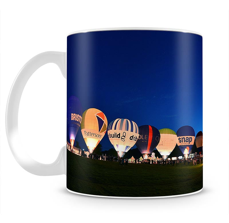 Balloons at night Mug - Canvas Art Rocks - 1