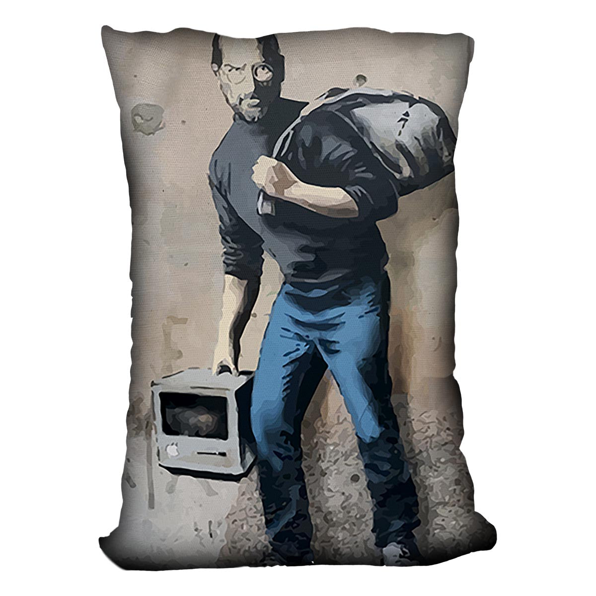 Banksy Steve Jobs Cushion