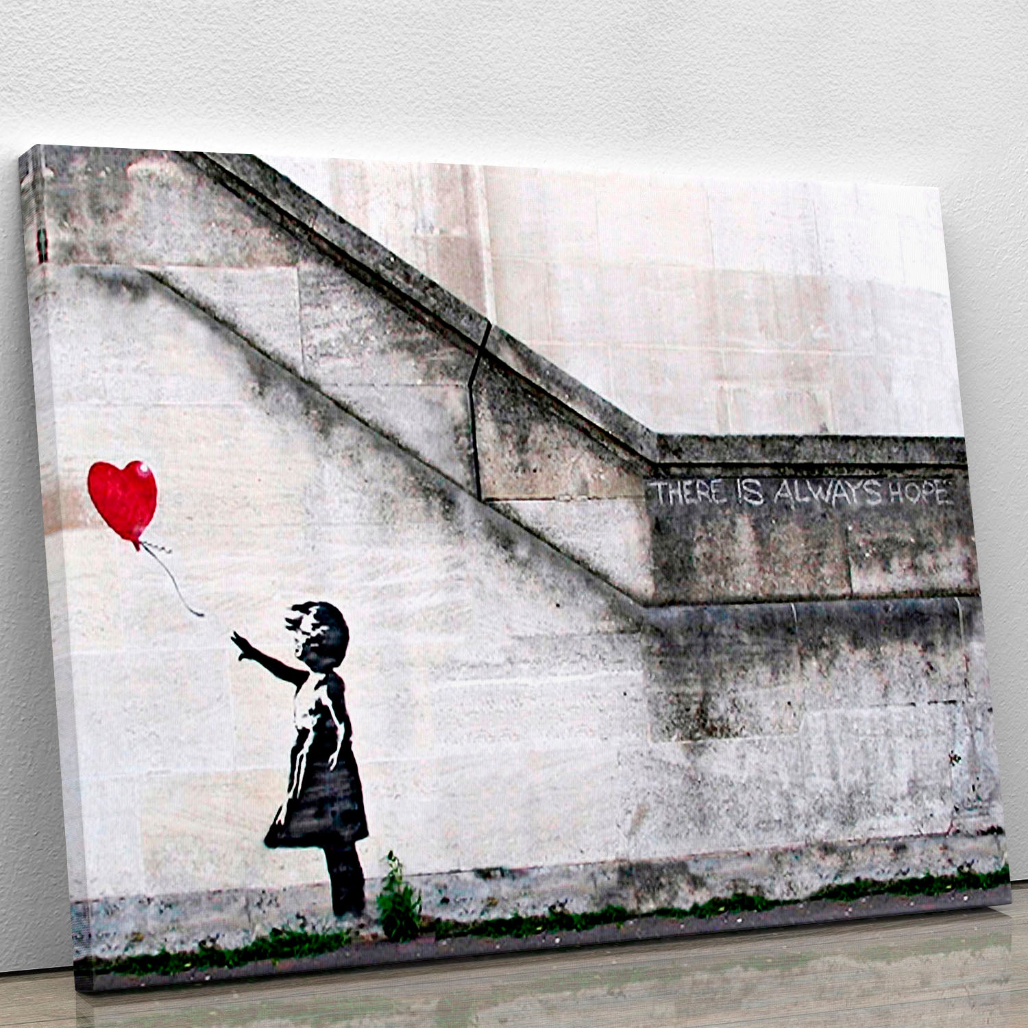 Banksy Large Print on Canvas - Signed - Artifacts World