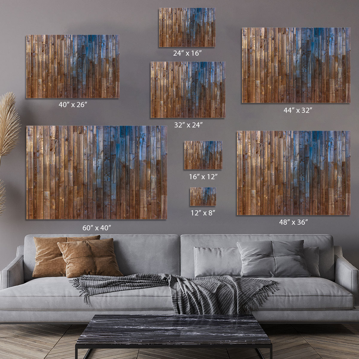 Barn Wood Wall Background Canvas Print or Poster - Canvas Art Rocks - 7