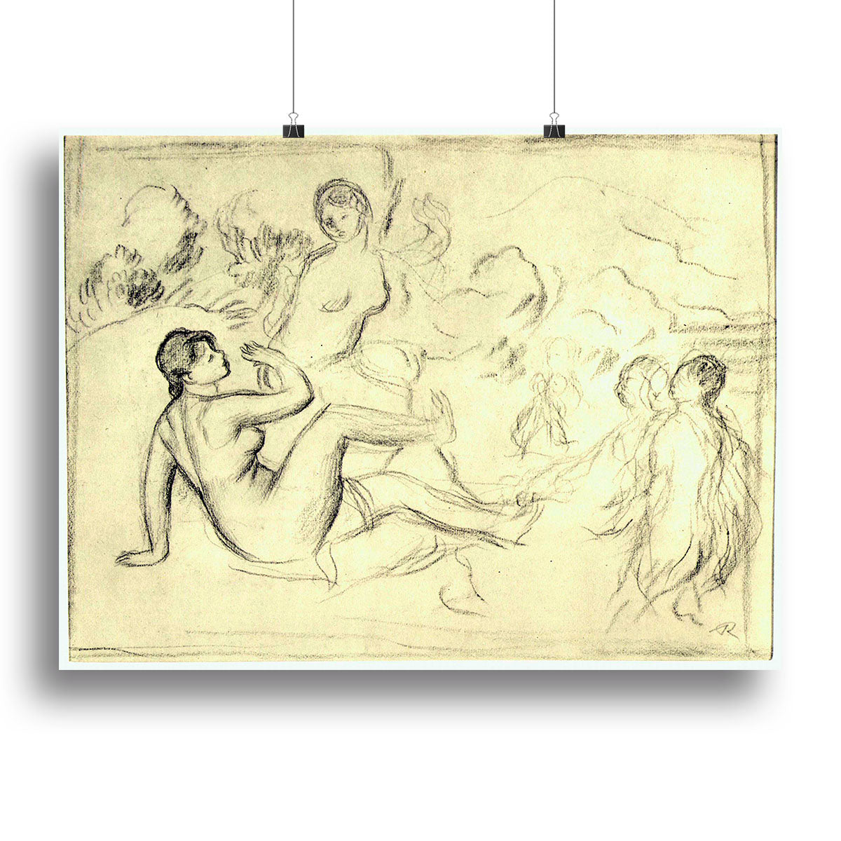 Bather 2 by Renoir Canvas Print or Poster - Canvas Art Rocks - 2