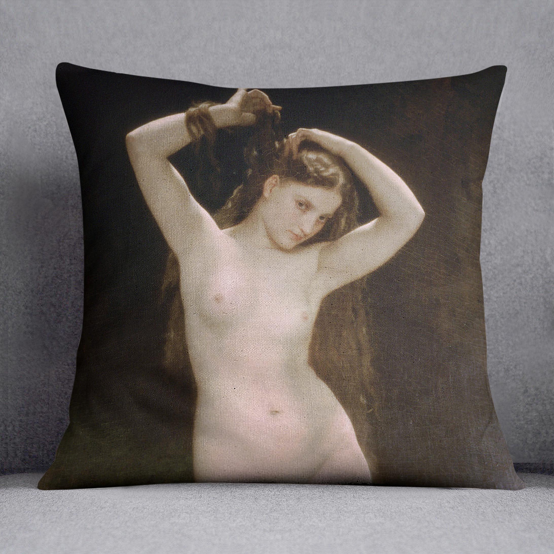 Bather By Bouguereau Cushion