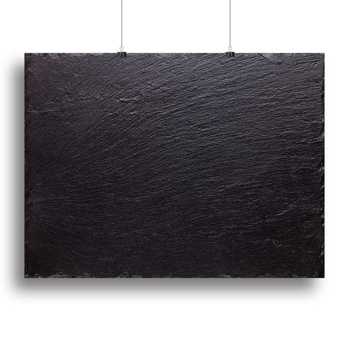 Black slate stone Canvas Print or Poster - Canvas Art Rocks - 2