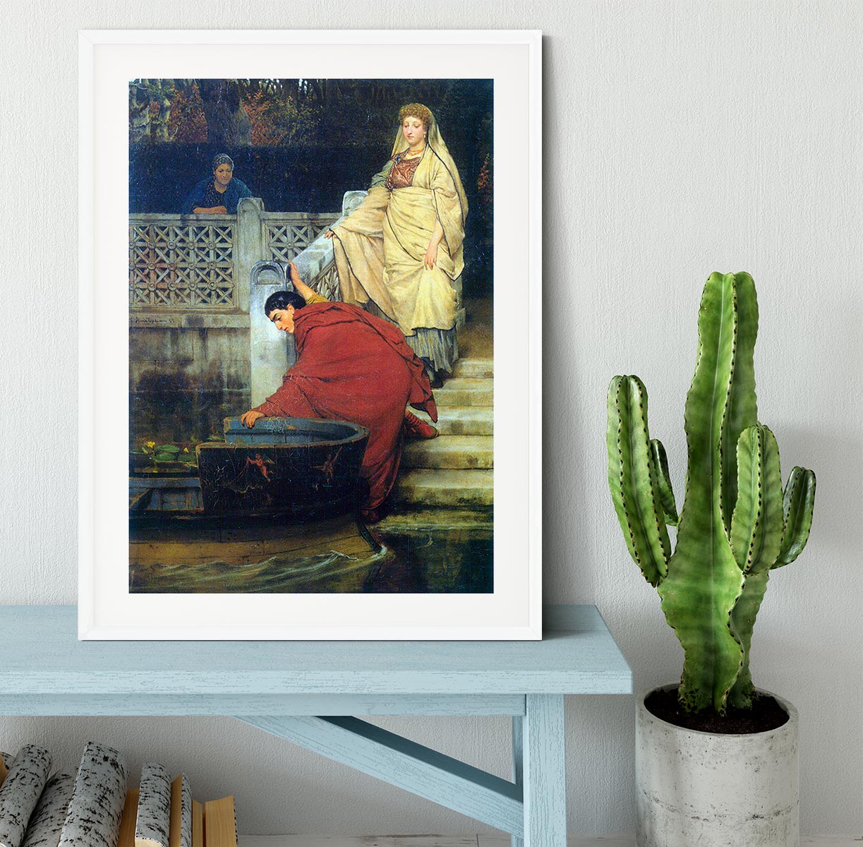 Boating by Alma Tadema Framed Print - Canvas Art Rocks - 5