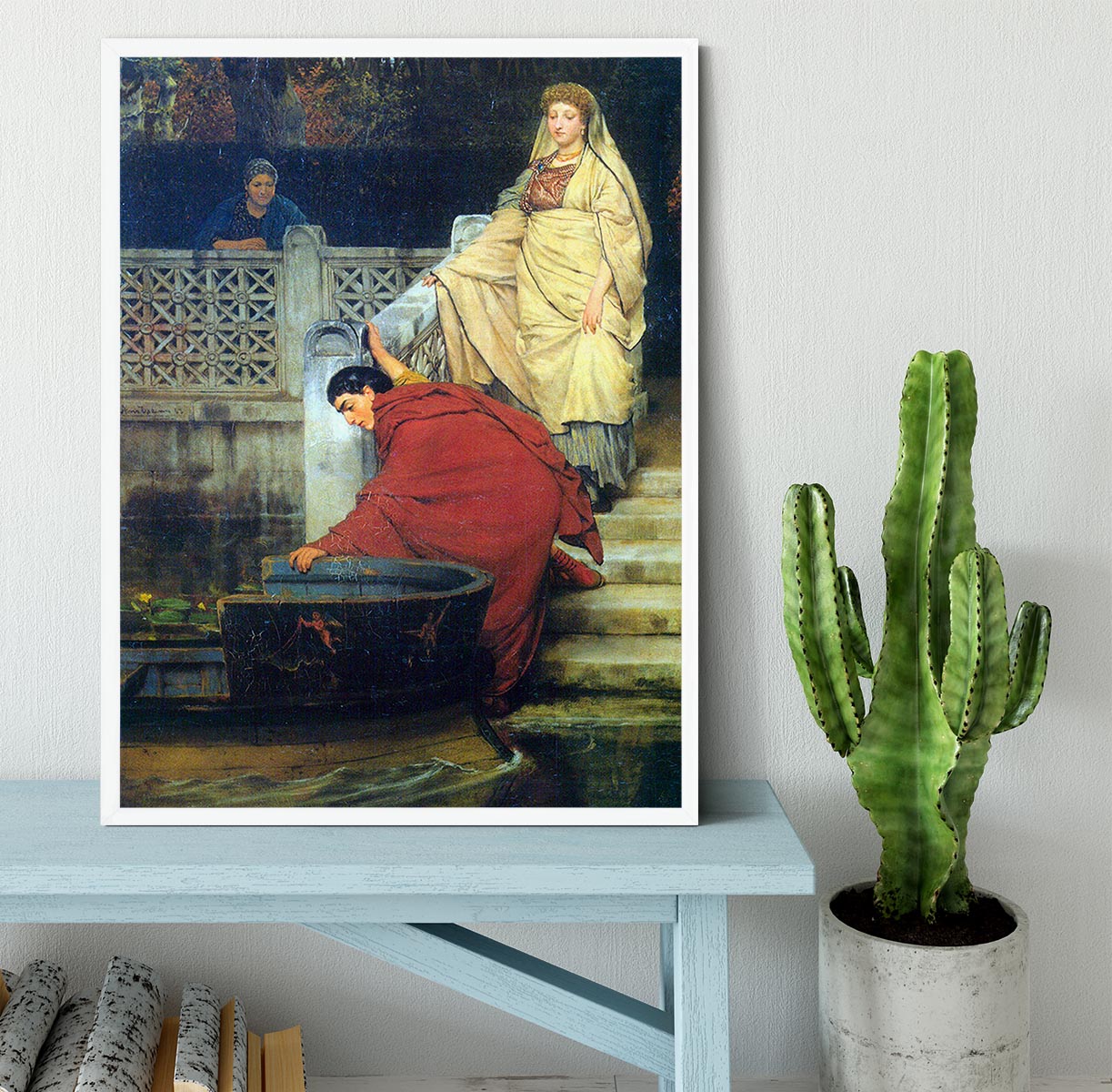 Boating by Alma Tadema Framed Print - Canvas Art Rocks -6