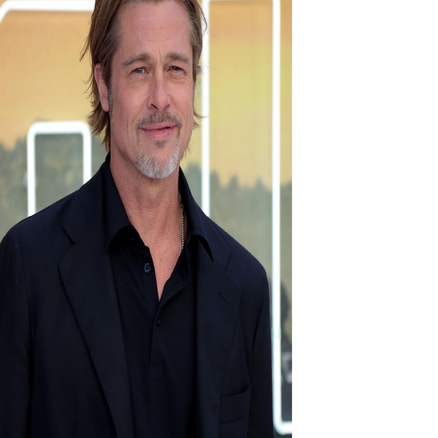 Brad Pitt Once Upon A Time In Hollywood Premiere London Floating Framed Canvas - Canvas Art Rocks - 2