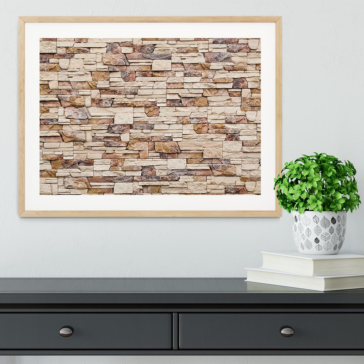 Brick wall Framed Print - Canvas Art Rocks - 3