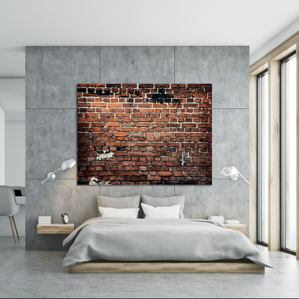 Brick wall background Canvas Print or Poster - Canvas Art Rocks - 5