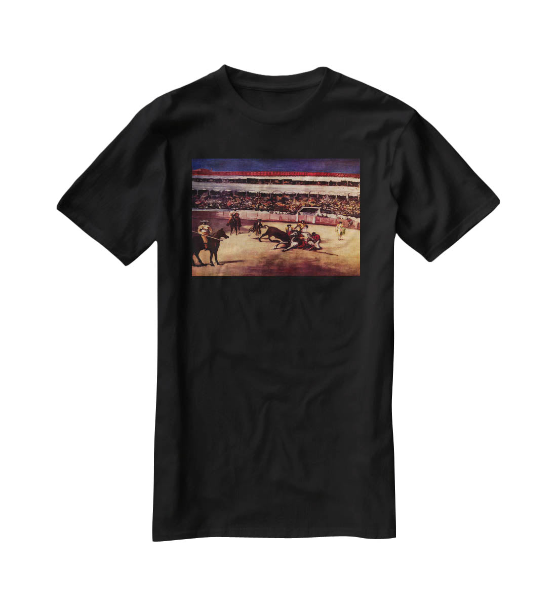 Bullfight by Manet T-Shirt - Canvas Art Rocks - 1