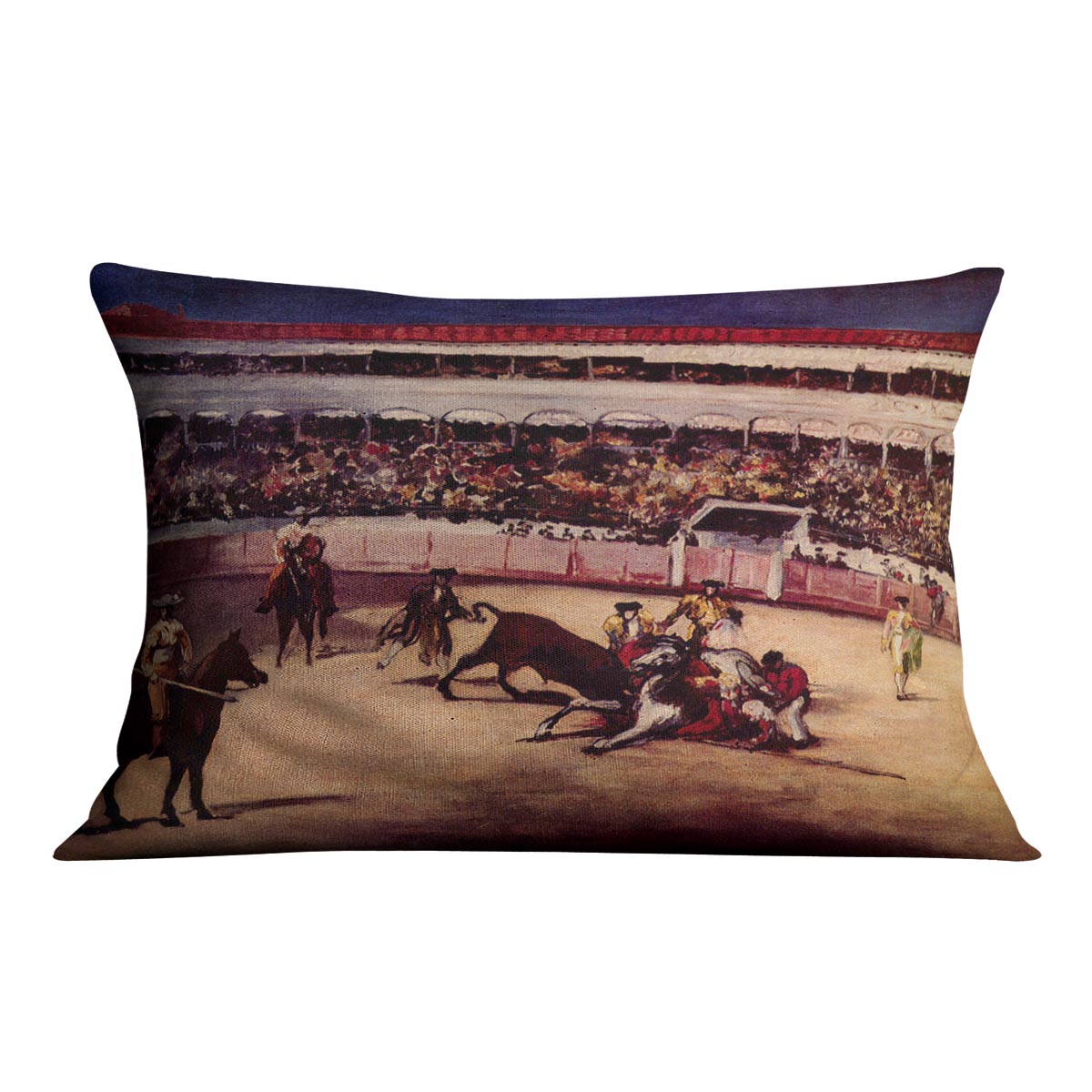 Bullfight by Manet Cushion