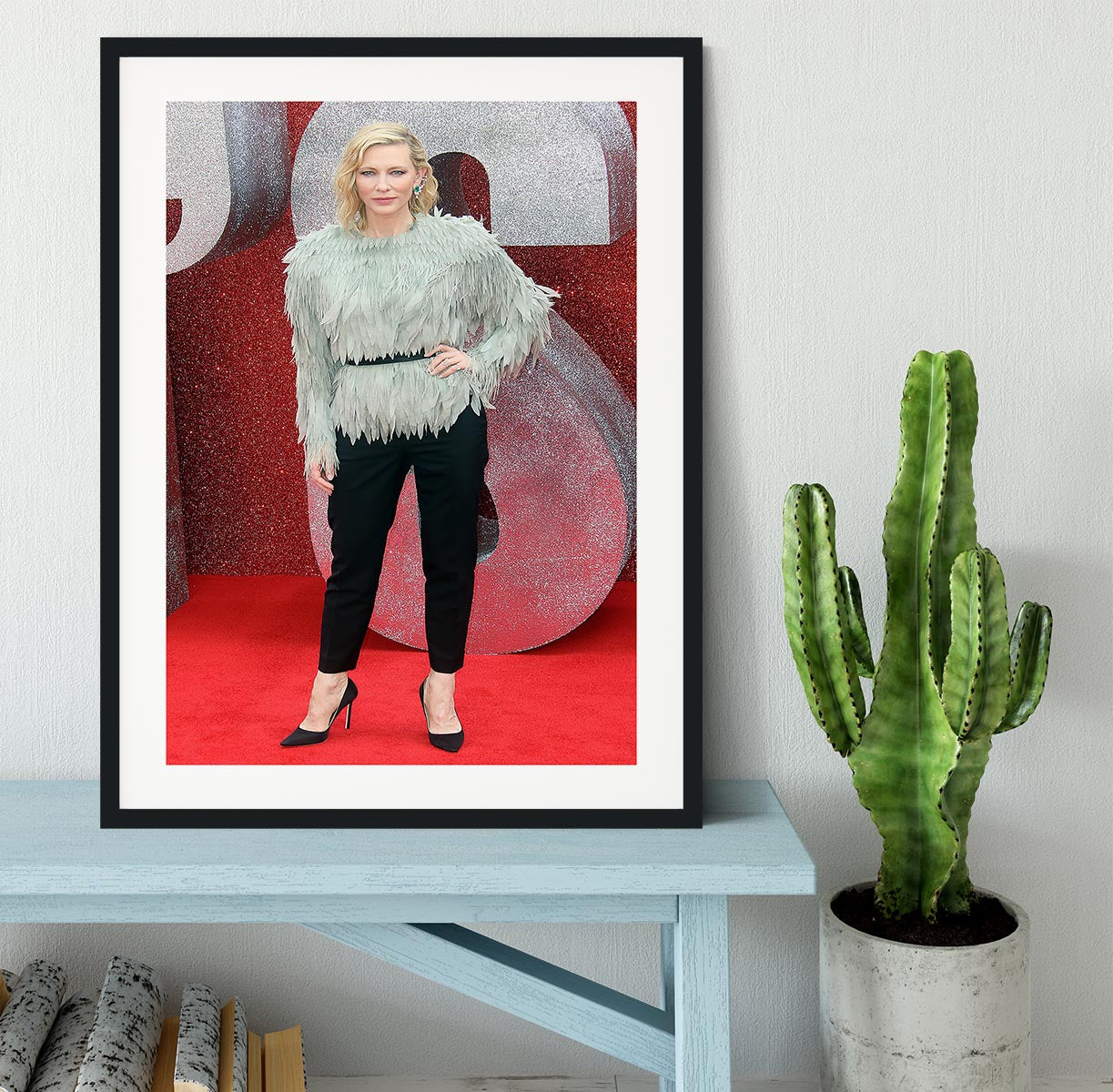 Cate Blanchett Framed Print - Canvas Art Rocks - 1