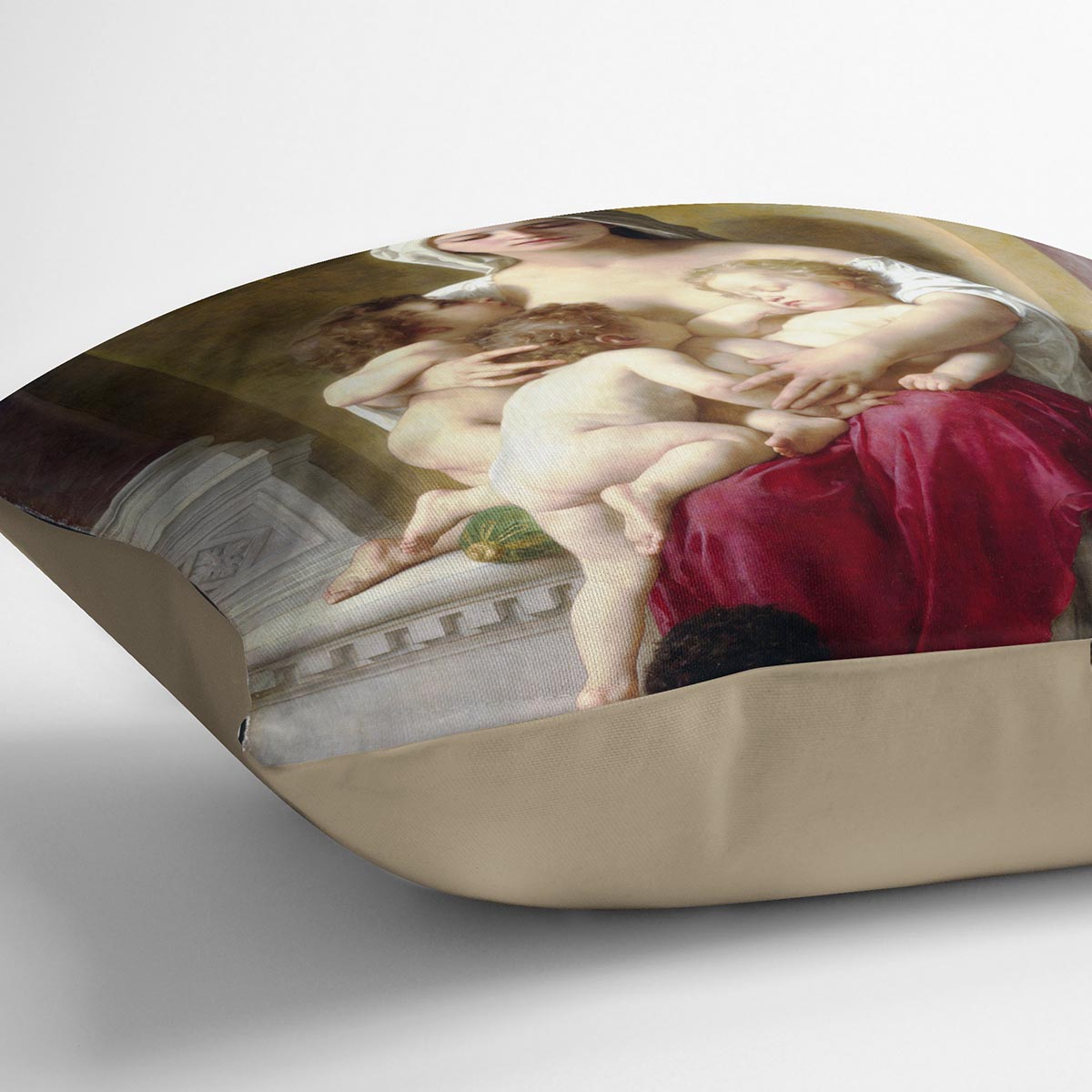 Charity By Bouguereau Cushion