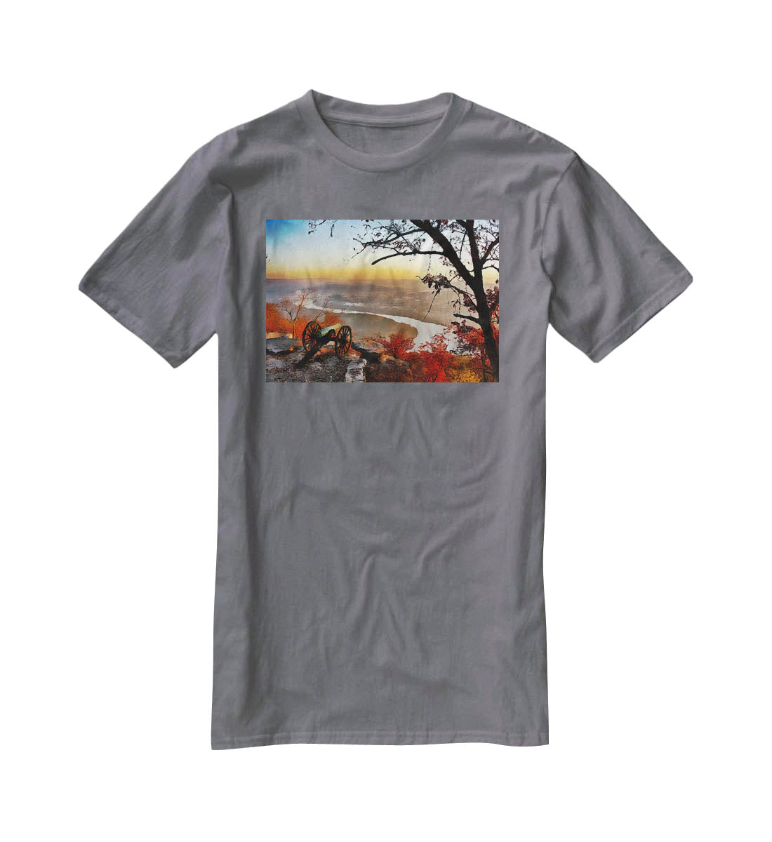 Chattanooga Campaign Painting T-Shirt - Canvas Art Rocks - 3