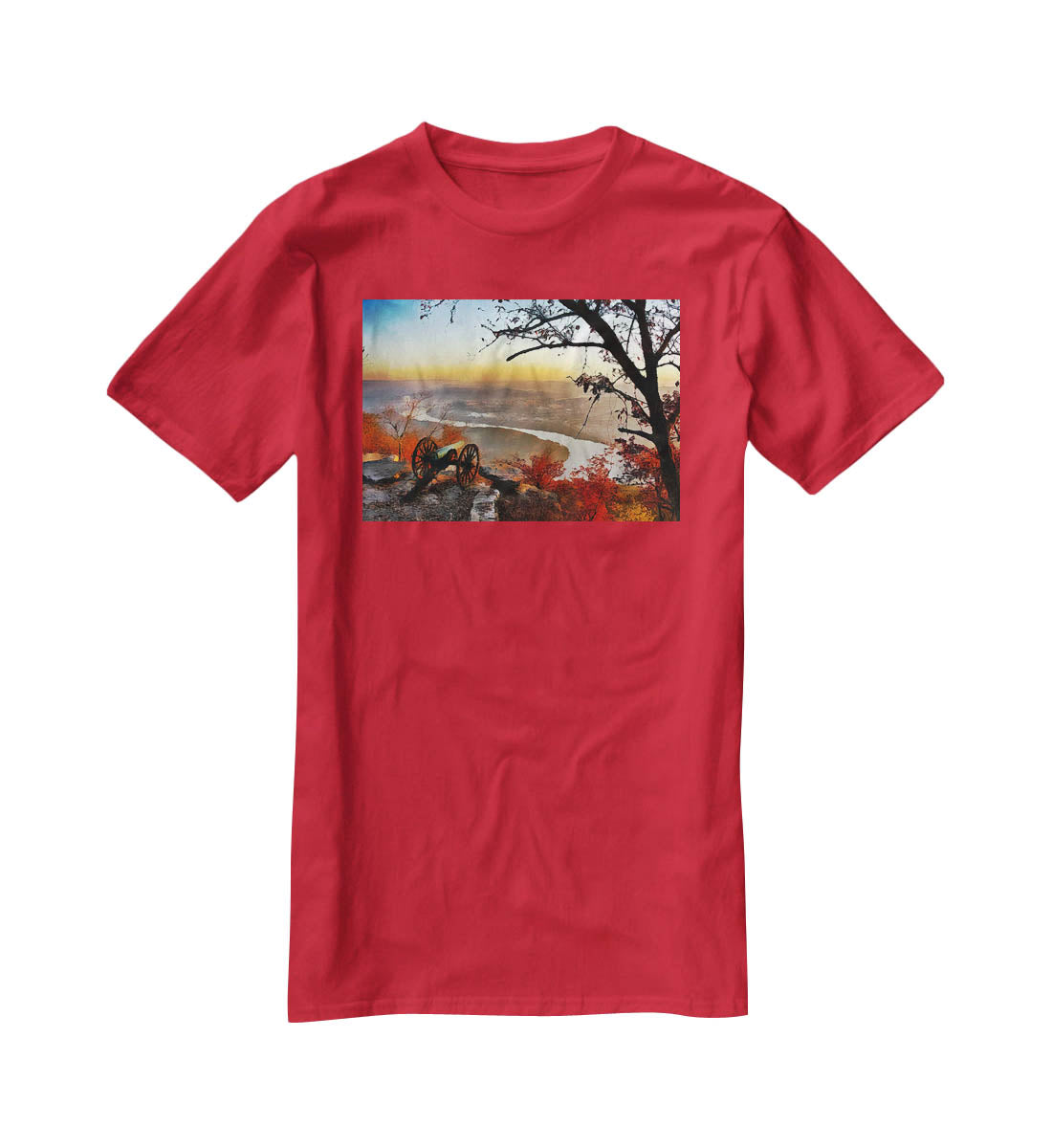 Chattanooga Campaign Painting T-Shirt - Canvas Art Rocks - 4