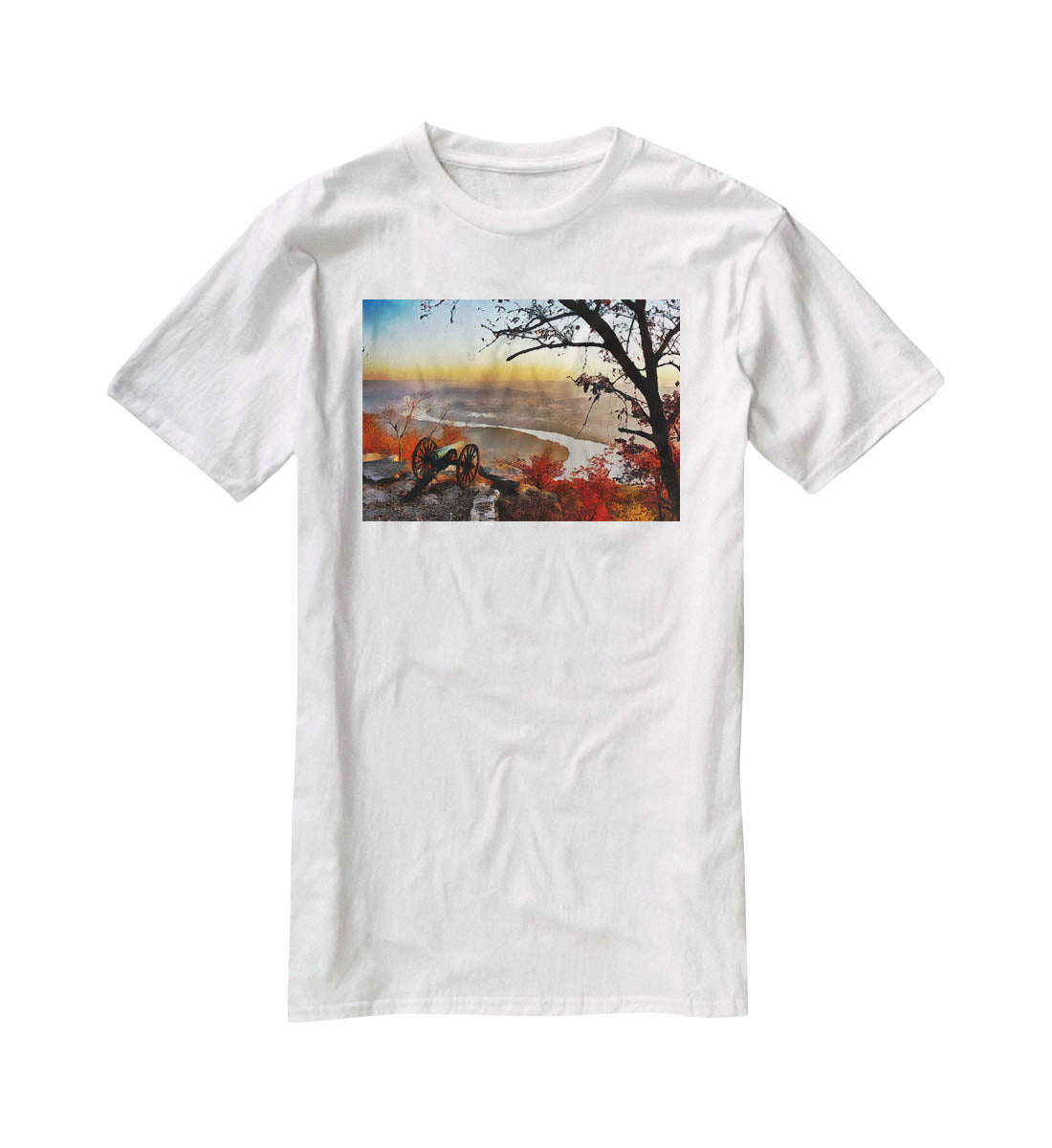 Chattanooga Campaign Painting T-Shirt - Canvas Art Rocks - 5