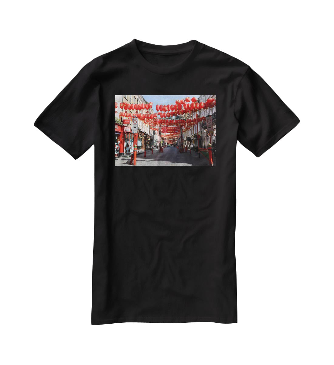 Chinatown London under Lockdown 2020 T-Shirt - Canvas Art Rocks - 1