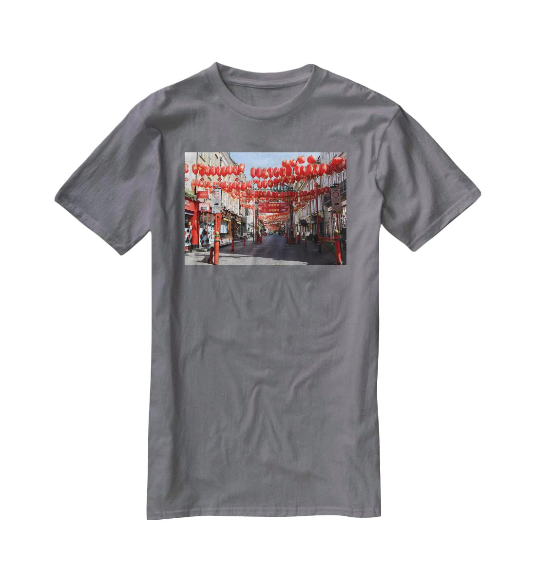 Chinatown London under Lockdown 2020 T-Shirt - Canvas Art Rocks - 3
