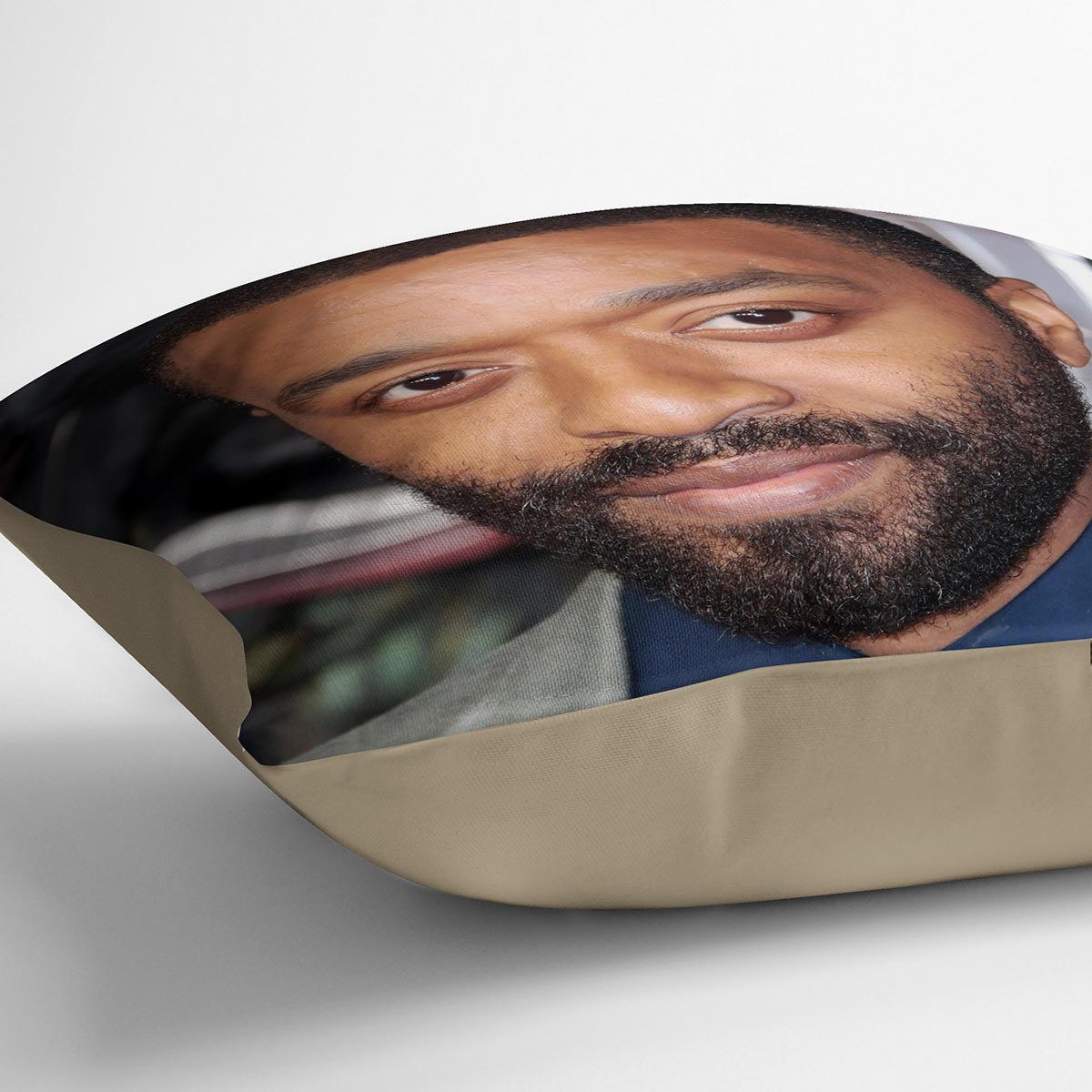 Chiwetel Ejiofor Cushion - Canvas Art Rocks - 2