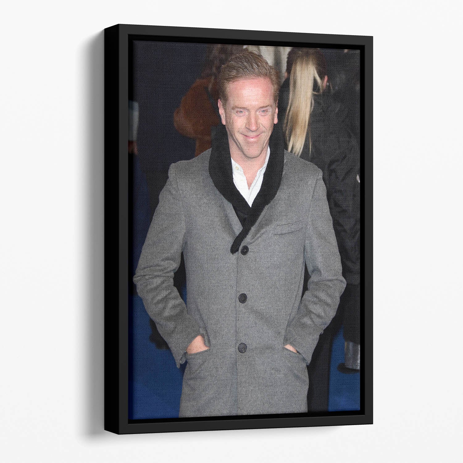 Damian Lewis on the red carpet Floating Framed Canvas