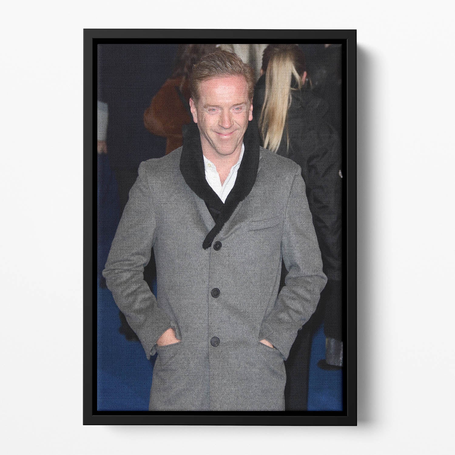 Damian Lewis on the red carpet Floating Framed Canvas