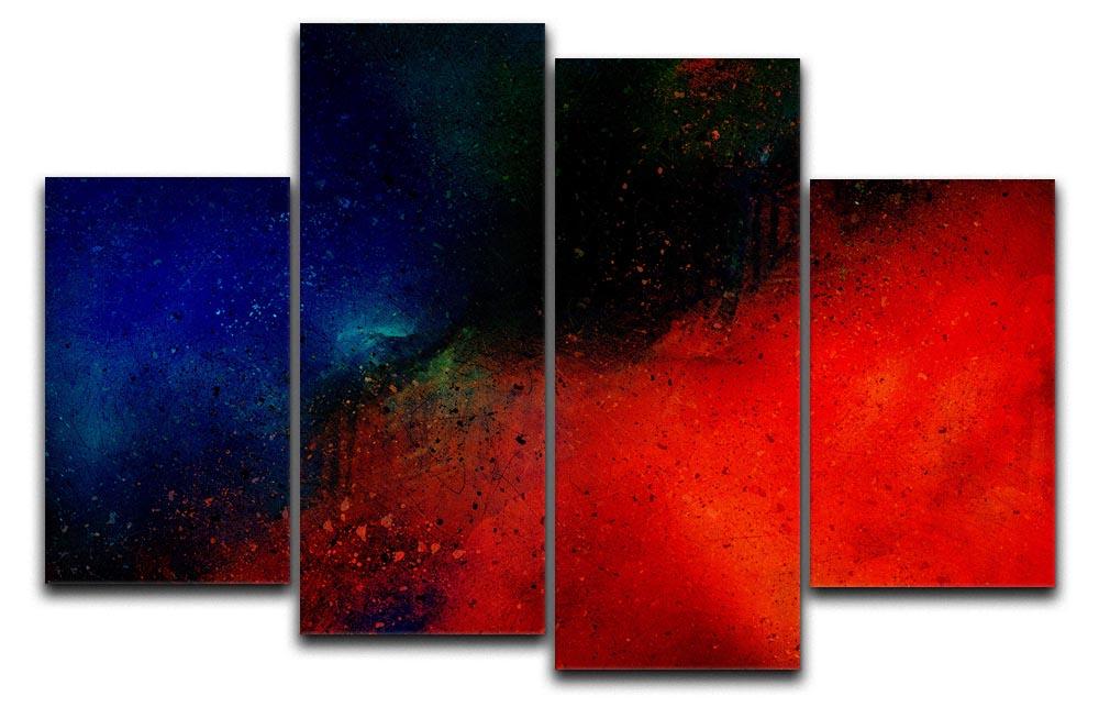 Dark Mist 4 Split Panel Canvas  - Canvas Art Rocks - 1
