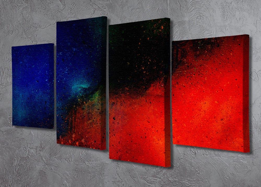 Dark Mist 4 Split Panel Canvas - Canvas Art Rocks - 2