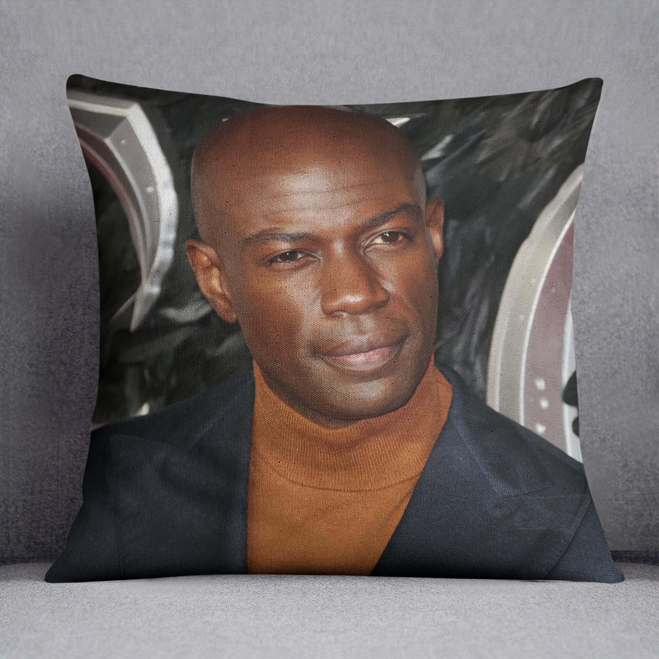 David Gyasi Cushion - Canvas Art Rocks - 1