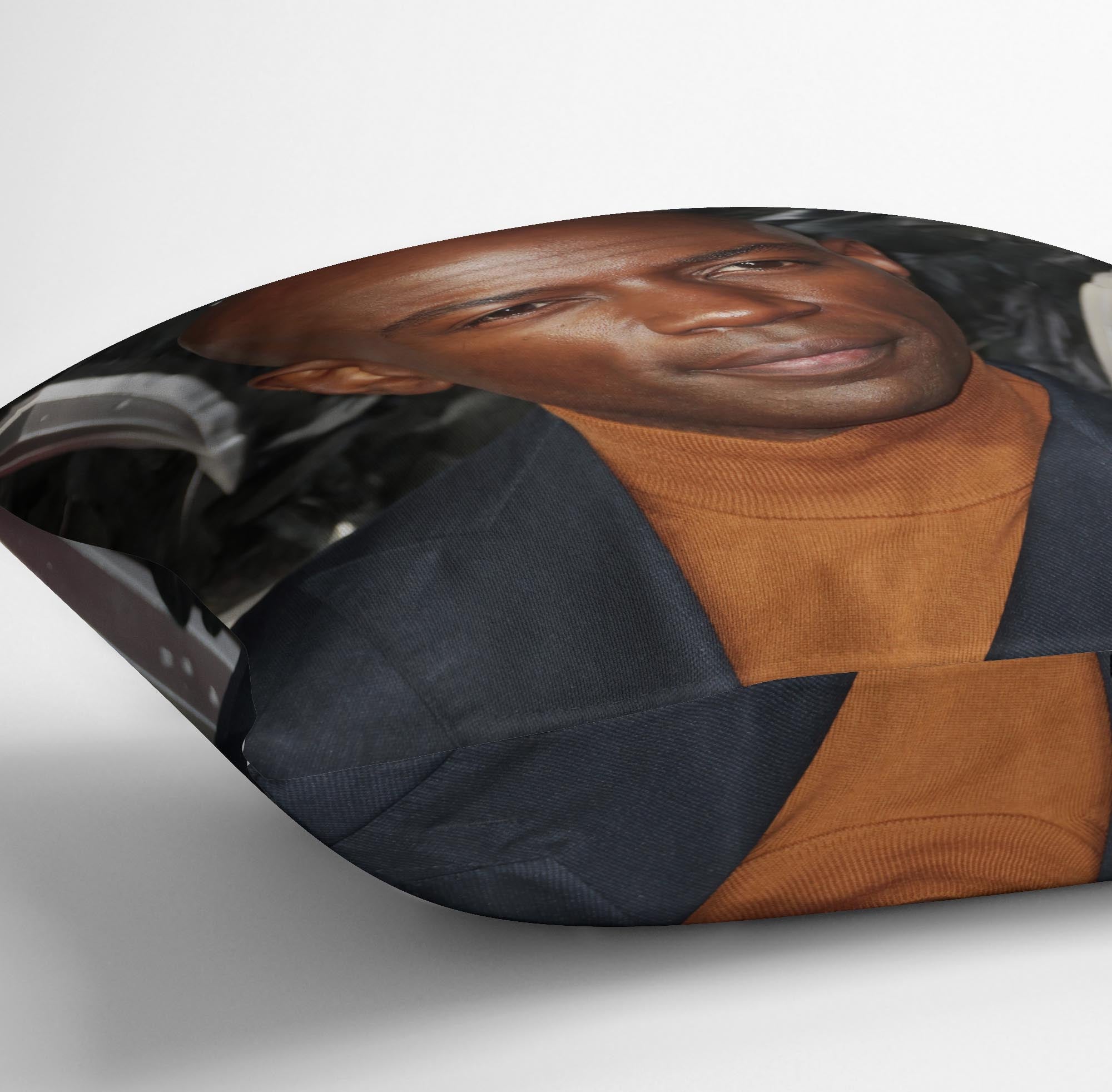 David Gyasi Cushion - Canvas Art Rocks - 3