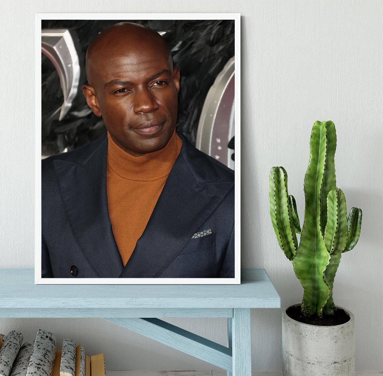 David Gyasi Framed Print - Canvas Art Rocks -6