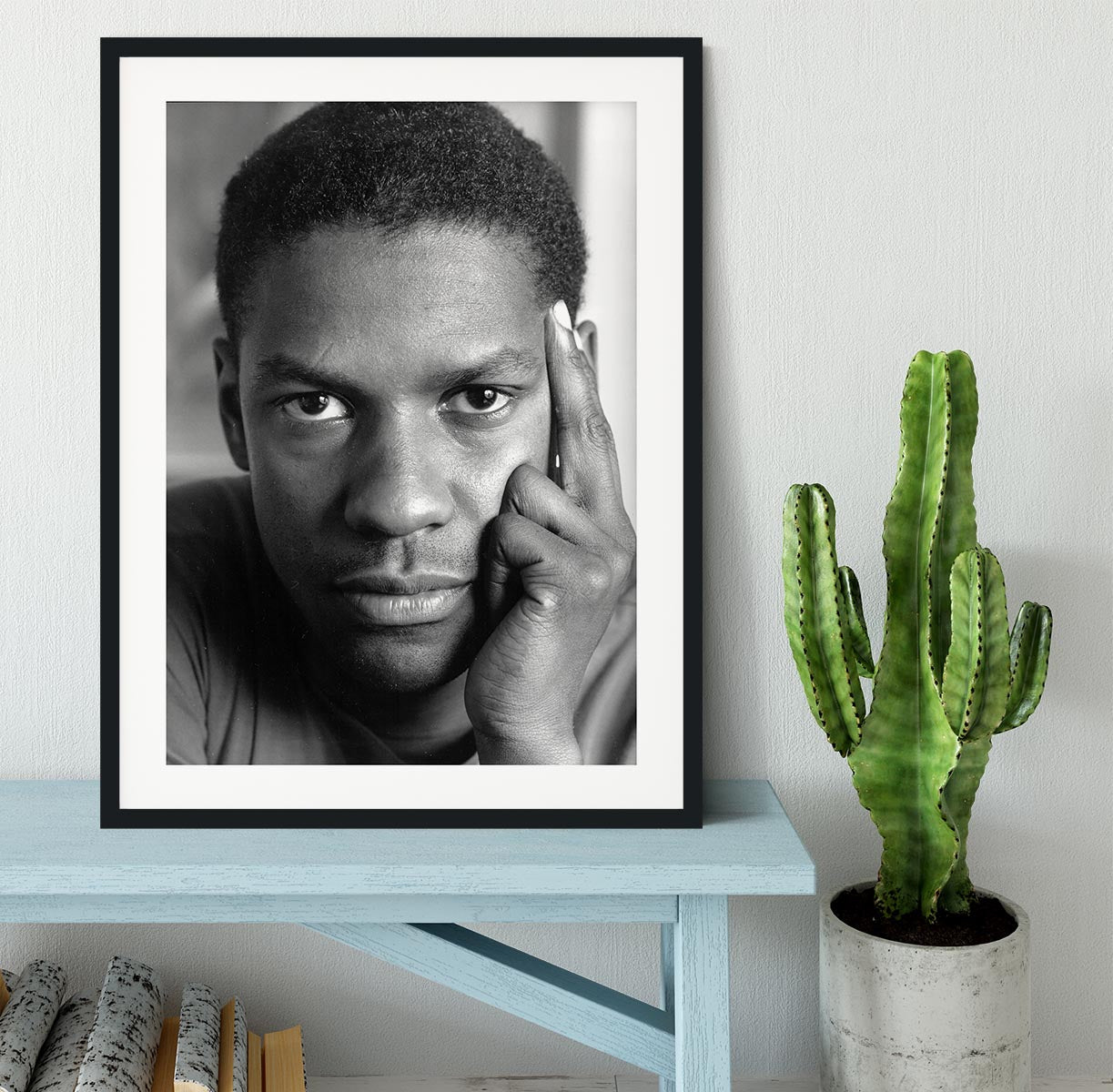 Denzel Washington Framed Print - Canvas Art Rocks - 1