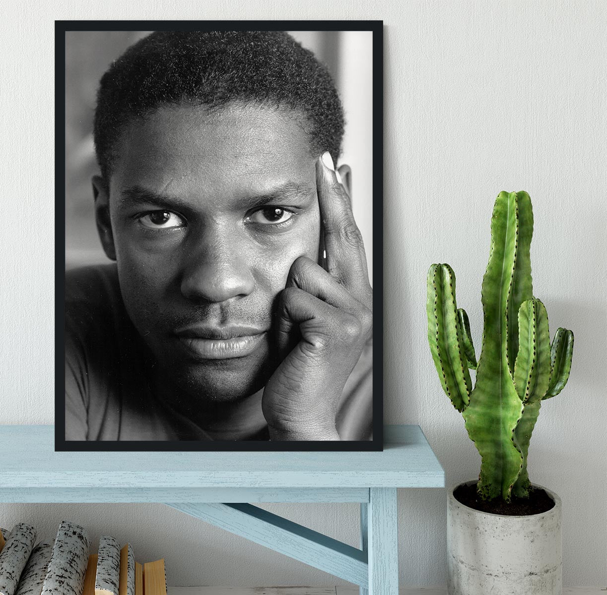 Denzel Washington Framed Print - Canvas Art Rocks - 2