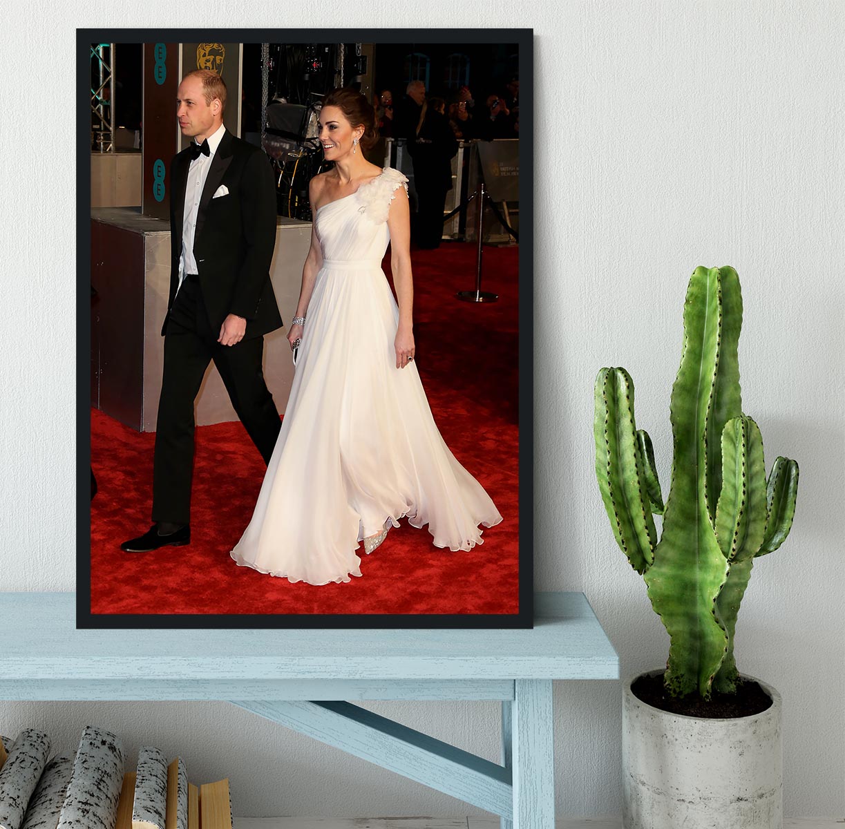 Duke and Duchess of Cambridge BAFTAS 2019 Framed Print - Canvas Art Rocks - 2