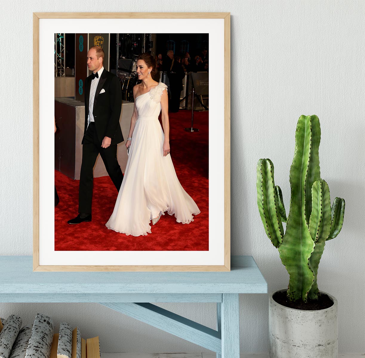 Duke and Duchess of Cambridge BAFTAS 2019 Framed Print - Canvas Art Rocks - 3