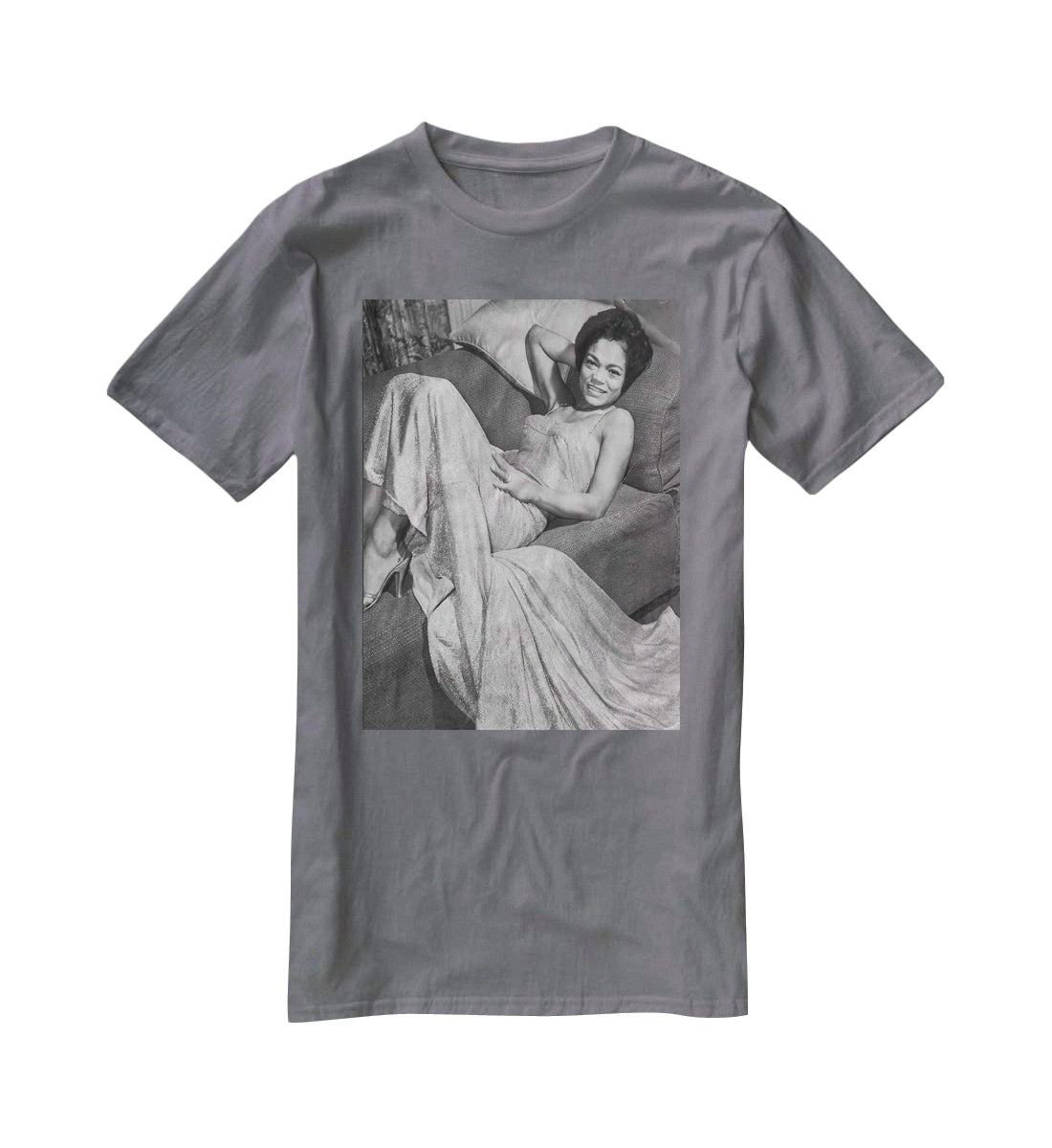 Eartha Kitt singer T-Shirt - Canvas Art Rocks - 3