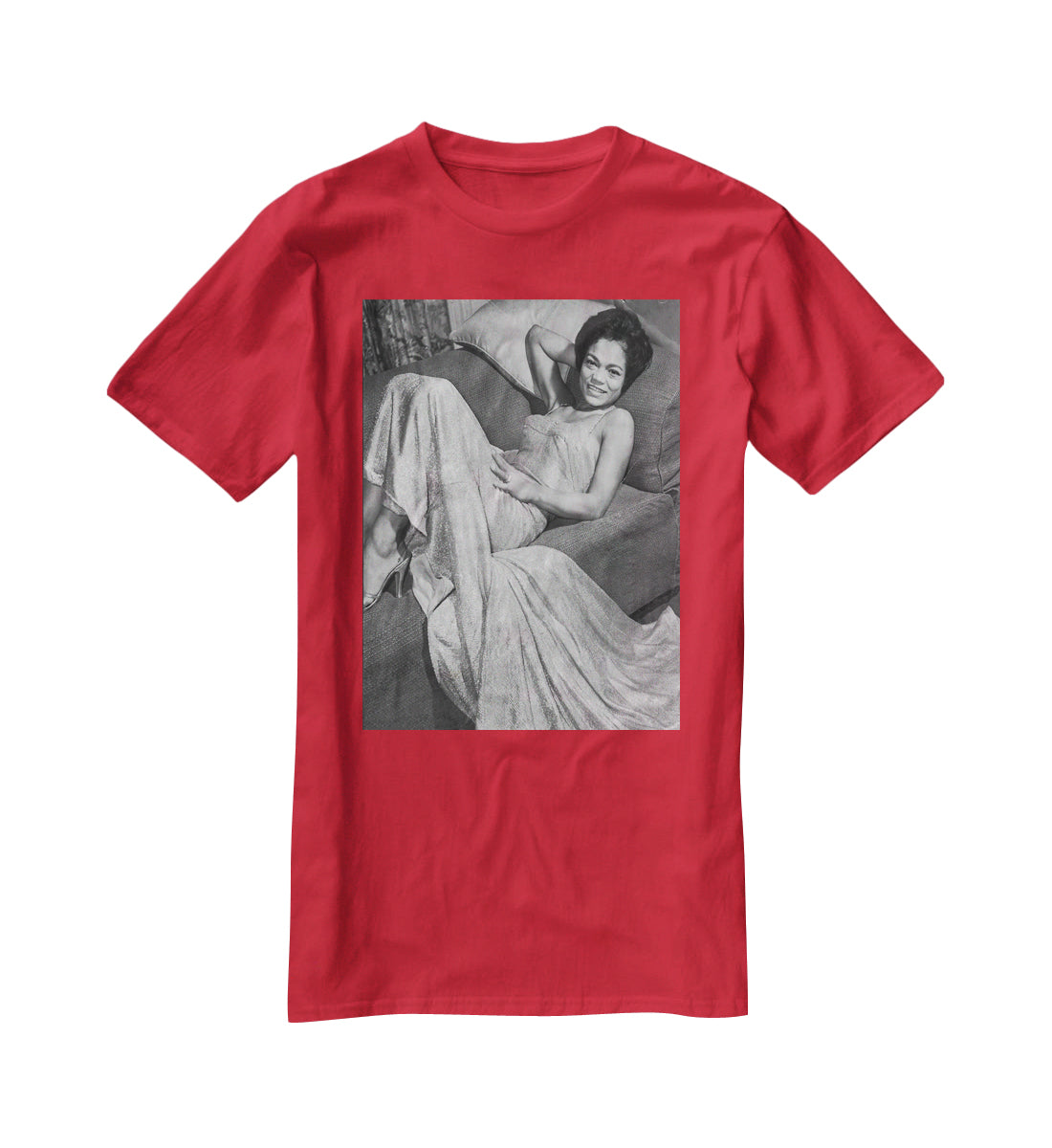 Eartha Kitt singer T-Shirt - Canvas Art Rocks - 4