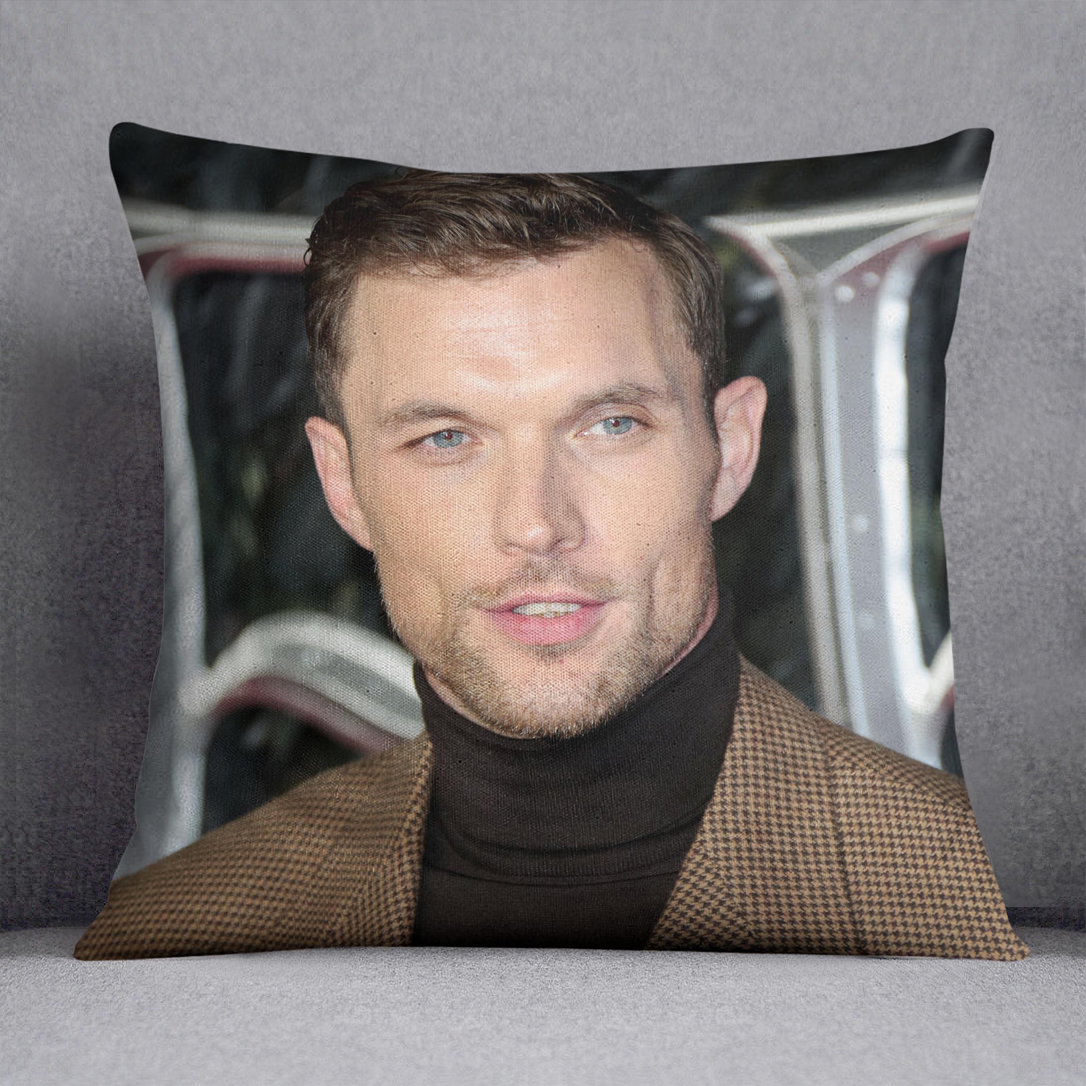 Ed Skrein Cushion - Canvas Art Rocks - 1