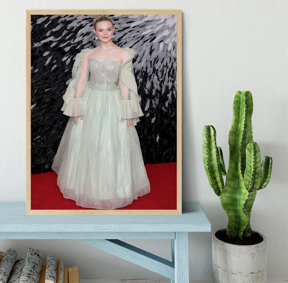 Elle Fanning Framed Print - Canvas Art Rocks - 4